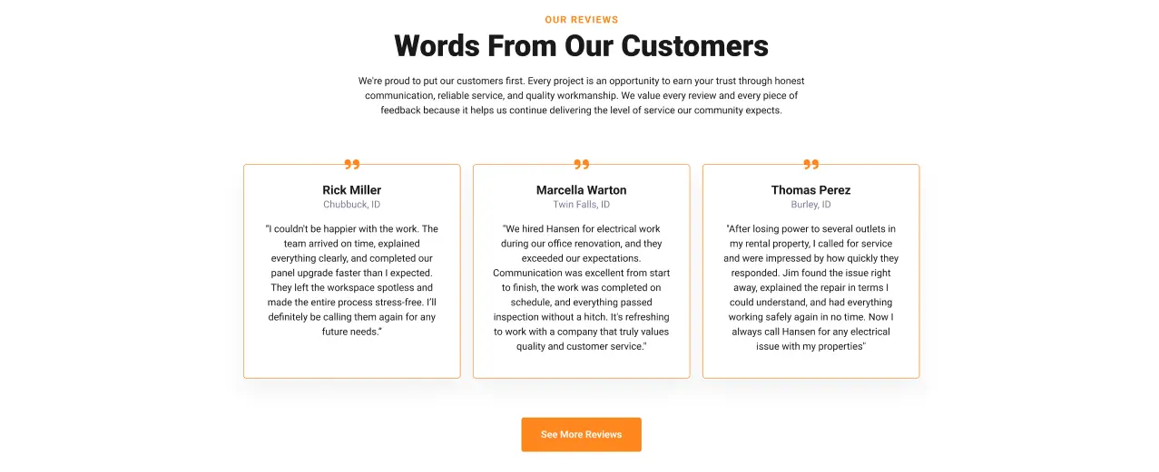 Original Lighthouse report from company website