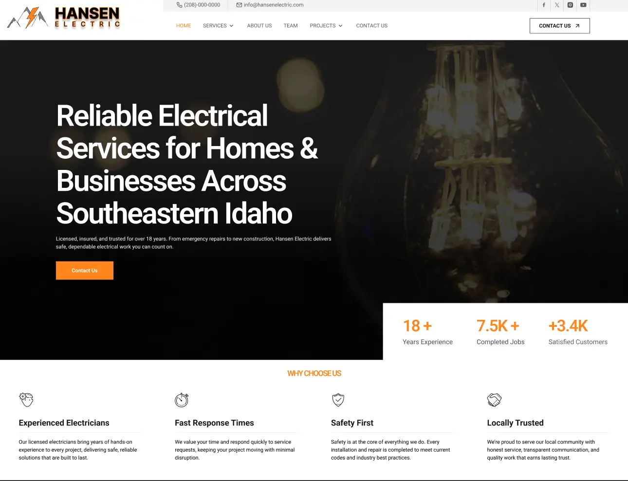 Redesigned website