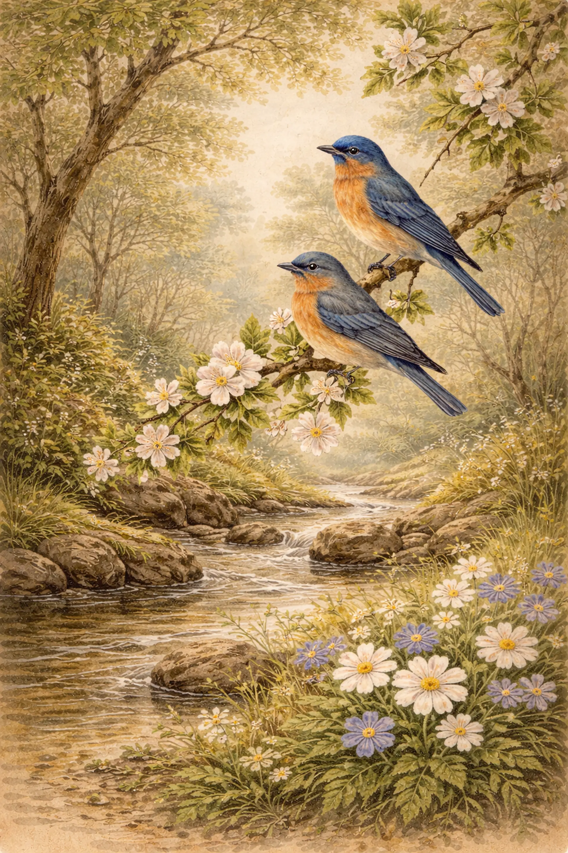 animated nature scene