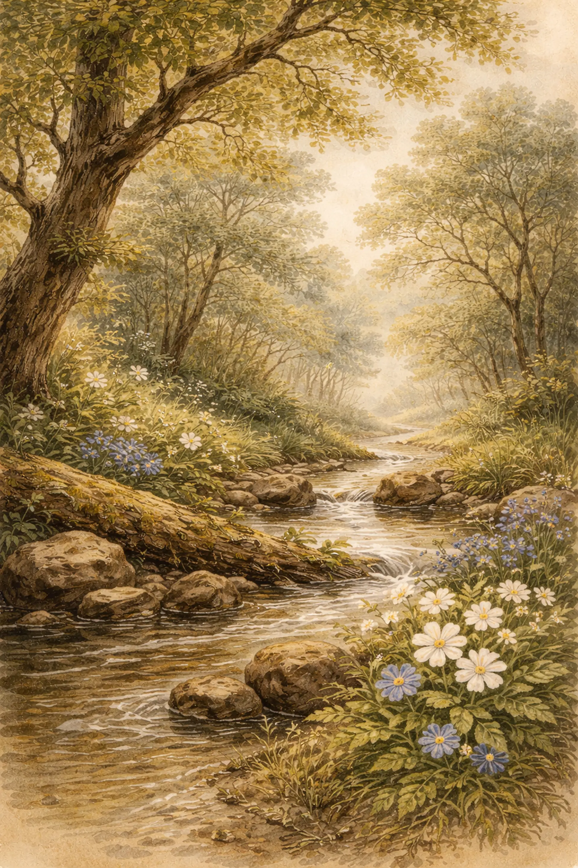 animated nature scene